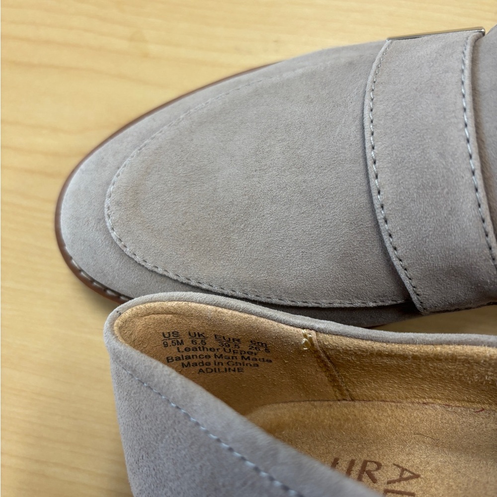 Naturalizer Women’s Suede Slip-On Loafers - Picture 6 of 7